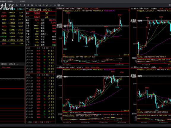 分享一位炒单高手的实盘炒单视频（多品种炒单）